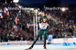 14.02.2024, Nove Mesto na Morave, Czechia (CZE): Vytautas Strolia (LTU) - IBU World Championships Biathlon, individual men, Nove Mesto na Morave (CZE). www.nordicfocus.com. © Manzoni/NordicFocus. Every downloaded picture is fee-liable.