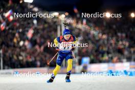 14.02.2024, Nove Mesto na Morave, Czechia (CZE): Jesper Nelin (SWE) - IBU World Championships Biathlon, individual men, Nove Mesto na Morave (CZE). www.nordicfocus.com. © Manzoni/NordicFocus. Every downloaded picture is fee-liable.