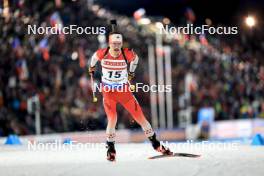 14.02.2024, Nove Mesto na Morave, Czechia (CZE): Adam Runnalls (CAN) - IBU World Championships Biathlon, individual men, Nove Mesto na Morave (CZE). www.nordicfocus.com. © Manzoni/NordicFocus. Every downloaded picture is fee-liable.