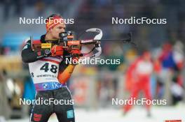 14.02.2024, Nove Mesto na Morave, Czechia (CZE): Philipp Horn (GER) - IBU World Championships Biathlon, individual men, Nove Mesto na Morave (CZE). www.nordicfocus.com. © Thibaut/NordicFocus. Every downloaded picture is fee-liable.