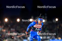 14.02.2024, Nove Mesto na Morave, Czechia (CZE): Tommaso Giacomel (ITA) - IBU World Championships Biathlon, individual men, Nove Mesto na Morave (CZE). www.nordicfocus.com. © Manzoni/NordicFocus. Every downloaded picture is fee-liable.