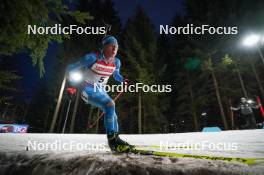 14.02.2024, Nove Mesto na Morave, Czechia (CZE): Lukas Hofer (ITA) - IBU World Championships Biathlon, individual men, Nove Mesto na Morave (CZE). www.nordicfocus.com. © Thibaut/NordicFocus. Every downloaded picture is fee-liable.