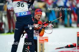 14.02.2024, Nove Mesto na Morave, Czechia (CZE): Benedikt Doll (GER) - IBU World Championships Biathlon, individual men, Nove Mesto na Morave (CZE). www.nordicfocus.com. © Thibaut/NordicFocus. Every downloaded picture is fee-liable.