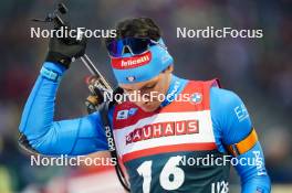 14.02.2024, Nove Mesto na Morave, Czechia (CZE): Tommaso Giacomel (ITA) - IBU World Championships Biathlon, individual men, Nove Mesto na Morave (CZE). www.nordicfocus.com. © Thibaut/NordicFocus. Every downloaded picture is fee-liable.