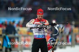 14.02.2024, Nove Mesto na Morave, Czechia (CZE): Niklas Hartweg (SUI) - IBU World Championships Biathlon, individual men, Nove Mesto na Morave (CZE). www.nordicfocus.com. © Thibaut/NordicFocus. Every downloaded picture is fee-liable.