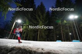 14.02.2024, Nove Mesto na Morave, Czechia (CZE): Michal Krcmar (CZE) - IBU World Championships Biathlon, individual men, Nove Mesto na Morave (CZE). www.nordicfocus.com. © Thibaut/NordicFocus. Every downloaded picture is fee-liable.