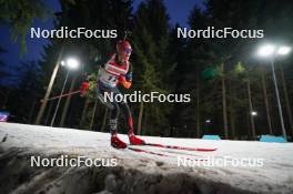 14.02.2024, Nove Mesto na Morave, Czechia (CZE): Benedikt Doll (GER) - IBU World Championships Biathlon, individual men, Nove Mesto na Morave (CZE). www.nordicfocus.com. © Thibaut/NordicFocus. Every downloaded picture is fee-liable.