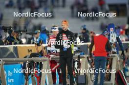 14.02.2024, Nove Mesto na Morave, Czechia (CZE): Jakov Fak (SLO) - IBU World Championships Biathlon, individual men, Nove Mesto na Morave (CZE). www.nordicfocus.com. © Thibaut/NordicFocus. Every downloaded picture is fee-liable.