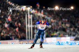 14.02.2024, Nove Mesto na Morave, Czechia (CZE): Campbell Wright (USA) - IBU World Championships Biathlon, individual men, Nove Mesto na Morave (CZE). www.nordicfocus.com. © Manzoni/NordicFocus. Every downloaded picture is fee-liable.