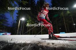 14.02.2024, Nove Mesto na Morave, Czechia (CZE): Simon Eder (AUT) - IBU World Championships Biathlon, individual men, Nove Mesto na Morave (CZE). www.nordicfocus.com. © Thibaut/NordicFocus. Every downloaded picture is fee-liable.