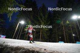 14.02.2024, Nove Mesto na Morave, Czechia (CZE): Andrejs Rastorgujevs (LAT) - IBU World Championships Biathlon, individual men, Nove Mesto na Morave (CZE). www.nordicfocus.com. © Thibaut/NordicFocus. Every downloaded picture is fee-liable.