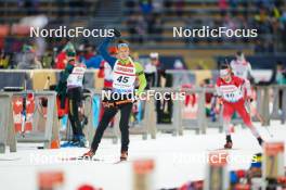 14.02.2024, Nove Mesto na Morave, Czechia (CZE): Miha Dovzan (SLO) - IBU World Championships Biathlon, individual men, Nove Mesto na Morave (CZE). www.nordicfocus.com. © Thibaut/NordicFocus. Every downloaded picture is fee-liable.