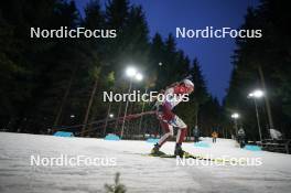 14.02.2024, Nove Mesto na Morave, Czechia (CZE): Andrejs Rastorgujevs (LAT) - IBU World Championships Biathlon, individual men, Nove Mesto na Morave (CZE). www.nordicfocus.com. © Thibaut/NordicFocus. Every downloaded picture is fee-liable.