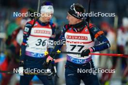 14.02.2024, Nove Mesto na Morave, Czechia (CZE): Fabien Claude (FRA) - IBU World Championships Biathlon, individual men, Nove Mesto na Morave (CZE). www.nordicfocus.com. © Thibaut/NordicFocus. Every downloaded picture is fee-liable.