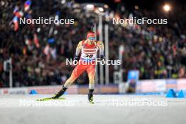 14.02.2024, Nove Mesto na Morave, Czechia (CZE): Joscha Burkhalter (SUI) - IBU World Championships Biathlon, individual men, Nove Mesto na Morave (CZE). www.nordicfocus.com. © Manzoni/NordicFocus. Every downloaded picture is fee-liable.