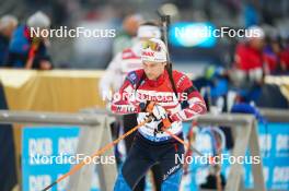 14.02.2024, Nove Mesto na Morave, Czechia (CZE): Felix Leitner (AUT) - IBU World Championships Biathlon, individual men, Nove Mesto na Morave (CZE). www.nordicfocus.com. © Thibaut/NordicFocus. Every downloaded picture is fee-liable.