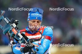 14.02.2024, Nove Mesto na Morave, Czechia (CZE): Lukas Hofer (ITA) - IBU World Championships Biathlon, individual men, Nove Mesto na Morave (CZE). www.nordicfocus.com. © Thibaut/NordicFocus. Every downloaded picture is fee-liable.