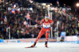 14.02.2024, Nove Mesto na Morave, Czechia (CZE): Simon Eder (AUT) - IBU World Championships Biathlon, individual men, Nove Mesto na Morave (CZE). www.nordicfocus.com. © Manzoni/NordicFocus. Every downloaded picture is fee-liable.