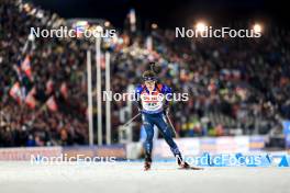 14.02.2024, Nove Mesto na Morave, Czechia (CZE): Campbell Wright (USA) - IBU World Championships Biathlon, individual men, Nove Mesto na Morave (CZE). www.nordicfocus.com. © Manzoni/NordicFocus. Every downloaded picture is fee-liable.