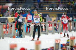 14.02.2024, Nove Mesto na Morave, Czechia (CZE): Miha Dovzan (SLO) - IBU World Championships Biathlon, individual men, Nove Mesto na Morave (CZE). www.nordicfocus.com. © Thibaut/NordicFocus. Every downloaded picture is fee-liable.