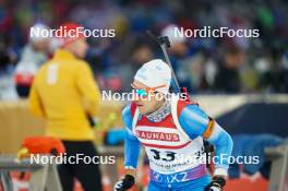 14.02.2024, Nove Mesto na Morave, Czechia (CZE): Apostolos Angelis (GRE) - IBU World Championships Biathlon, individual men, Nove Mesto na Morave (CZE). www.nordicfocus.com. © Thibaut/NordicFocus. Every downloaded picture is fee-liable.