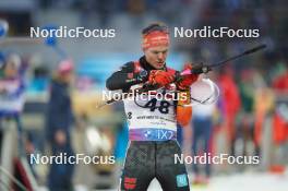 14.02.2024, Nove Mesto na Morave, Czechia (CZE): Philipp Horn (GER) - IBU World Championships Biathlon, individual men, Nove Mesto na Morave (CZE). www.nordicfocus.com. © Thibaut/NordicFocus. Every downloaded picture is fee-liable.