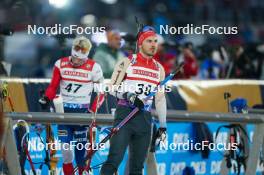 14.02.2024, Nove Mesto na Morave, Czechia (CZE): Joscha Burkhalter (SUI) - IBU World Championships Biathlon, individual men, Nove Mesto na Morave (CZE). www.nordicfocus.com. © Thibaut/NordicFocus. Every downloaded picture is fee-liable.