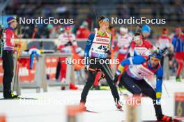 14.02.2024, Nove Mesto na Morave, Czechia (CZE): Miha Dovzan (SLO) - IBU World Championships Biathlon, individual men, Nove Mesto na Morave (CZE). www.nordicfocus.com. © Thibaut/NordicFocus. Every downloaded picture is fee-liable.