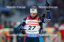 14.02.2024, Nove Mesto na Morave, Czechia (CZE): Emilien Jacquelin (FRA) - IBU World Championships Biathlon, individual men, Nove Mesto na Morave (CZE). www.nordicfocus.com. © Thibaut/NordicFocus. Every downloaded picture is fee-liable.