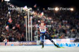 14.02.2024, Nove Mesto na Morave, Czechia (CZE): Johannes Dale-Skjevdal (NOR) - IBU World Championships Biathlon, individual men, Nove Mesto na Morave (CZE). www.nordicfocus.com. © Manzoni/NordicFocus. Every downloaded picture is fee-liable.