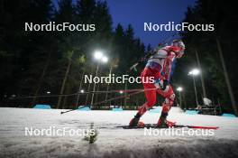 14.02.2024, Nove Mesto na Morave, Czechia (CZE): Simon Eder (AUT) - IBU World Championships Biathlon, individual men, Nove Mesto na Morave (CZE). www.nordicfocus.com. © Thibaut/NordicFocus. Every downloaded picture is fee-liable.