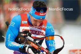 14.02.2024, Nove Mesto na Morave, Czechia (CZE): Tommaso Giacomel (ITA) - IBU World Championships Biathlon, individual men, Nove Mesto na Morave (CZE). www.nordicfocus.com. © Thibaut/NordicFocus. Every downloaded picture is fee-liable.