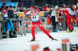 14.02.2024, Nove Mesto na Morave, Czechia (CZE): Konrad Badacz (POL) - IBU World Championships Biathlon, individual men, Nove Mesto na Morave (CZE). www.nordicfocus.com. © Thibaut/NordicFocus. Every downloaded picture is fee-liable.