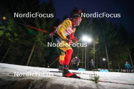 14.02.2024, Nove Mesto na Morave, Czechia (CZE): Florent Claude (BEL) - IBU World Championships Biathlon, individual men, Nove Mesto na Morave (CZE). www.nordicfocus.com. © Thibaut/NordicFocus. Every downloaded picture is fee-liable.