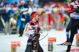 14.02.2024, Nove Mesto na Morave, Czechia (CZE): Joscha Burkhalter (SUI) - IBU World Championships Biathlon, individual men, Nove Mesto na Morave (CZE). www.nordicfocus.com. © Thibaut/NordicFocus. Every downloaded picture is fee-liable.