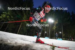 14.02.2024, Nove Mesto na Morave, Czechia (CZE): Benedikt Doll (GER) - IBU World Championships Biathlon, individual men, Nove Mesto na Morave (CZE). www.nordicfocus.com. © Thibaut/NordicFocus. Every downloaded picture is fee-liable.