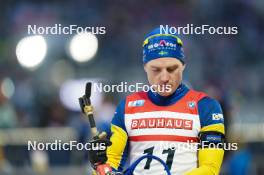 14.02.2024, Nove Mesto na Morave, Czechia (CZE): Jesper Nelin (SWE) - IBU World Championships Biathlon, individual men, Nove Mesto na Morave (CZE). www.nordicfocus.com. © Thibaut/NordicFocus. Every downloaded picture is fee-liable.