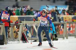 14.02.2024, Nove Mesto na Morave, Czechia (CZE): Vincent Bonacci (USA) - IBU World Championships Biathlon, individual men, Nove Mesto na Morave (CZE). www.nordicfocus.com. © Thibaut/NordicFocus. Every downloaded picture is fee-liable.