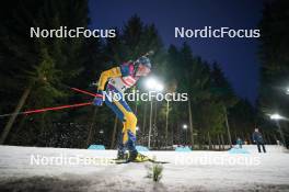 14.02.2024, Nove Mesto na Morave, Czechia (CZE): Martin Ponsiluoma (SWE) - IBU World Championships Biathlon, individual men, Nove Mesto na Morave (CZE). www.nordicfocus.com. © Thibaut/NordicFocus. Every downloaded picture is fee-liable.