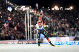 14.02.2024, Nove Mesto na Morave, Czechia (CZE): Johannes Kuehn (GER) - IBU World Championships Biathlon, individual men, Nove Mesto na Morave (CZE). www.nordicfocus.com. © Manzoni/NordicFocus. Every downloaded picture is fee-liable.