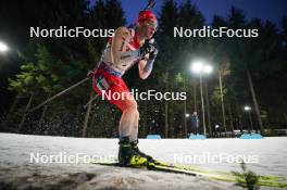 14.02.2024, Nove Mesto na Morave, Czechia (CZE): Niklas Hartweg (SUI) - IBU World Championships Biathlon, individual men, Nove Mesto na Morave (CZE). www.nordicfocus.com. © Thibaut/NordicFocus. Every downloaded picture is fee-liable.