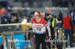 14.02.2024, Nove Mesto na Morave, Czechia (CZE): Logan Pletz (CAN) - IBU World Championships Biathlon, individual men, Nove Mesto na Morave (CZE). www.nordicfocus.com. © Thibaut/NordicFocus. Every downloaded picture is fee-liable.