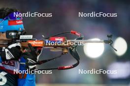 14.02.2024, Nove Mesto na Morave, Czechia (CZE): Tommaso Giacomel (ITA) - IBU World Championships Biathlon, individual men, Nove Mesto na Morave (CZE). www.nordicfocus.com. © Thibaut/NordicFocus. Every downloaded picture is fee-liable.