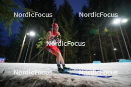 14.02.2024, Nove Mesto na Morave, Czechia (CZE): Sebastian Stalder (SUI) - IBU World Championships Biathlon, individual men, Nove Mesto na Morave (CZE). www.nordicfocus.com. © Thibaut/NordicFocus. Every downloaded picture is fee-liable.