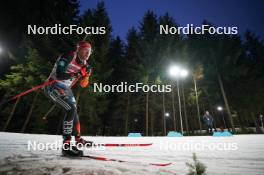 14.02.2024, Nove Mesto na Morave, Czechia (CZE): Roman Rees (GER) - IBU World Championships Biathlon, individual men, Nove Mesto na Morave (CZE). www.nordicfocus.com. © Thibaut/NordicFocus. Every downloaded picture is fee-liable.