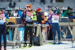 14.02.2024, Nove Mesto na Morave, Czechia (CZE): Jakov Fak (SLO) - IBU World Championships Biathlon, individual men, Nove Mesto na Morave (CZE). www.nordicfocus.com. © Thibaut/NordicFocus. Every downloaded picture is fee-liable.