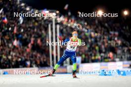 14.02.2024, Nove Mesto na Morave, Czechia (CZE): Miha Dovzan (SLO) - IBU World Championships Biathlon, individual men, Nove Mesto na Morave (CZE). www.nordicfocus.com. © Manzoni/NordicFocus. Every downloaded picture is fee-liable.