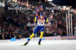 14.02.2024, Nove Mesto na Morave, Czechia (CZE): Martin Ponsiluoma (SWE) - IBU World Championships Biathlon, individual men, Nove Mesto na Morave (CZE). www.nordicfocus.com. © Manzoni/NordicFocus. Every downloaded picture is fee-liable.