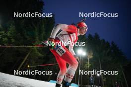 14.02.2024, Nove Mesto na Morave, Czechia (CZE): Adam Runnalls (CAN) - IBU World Championships Biathlon, individual men, Nove Mesto na Morave (CZE). www.nordicfocus.com. © Thibaut/NordicFocus. Every downloaded picture is fee-liable.