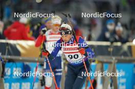 14.02.2024, Nove Mesto na Morave, Czechia (CZE): Vincent Bonacci (USA) - IBU World Championships Biathlon, individual men, Nove Mesto na Morave (CZE). www.nordicfocus.com. © Thibaut/NordicFocus. Every downloaded picture is fee-liable.